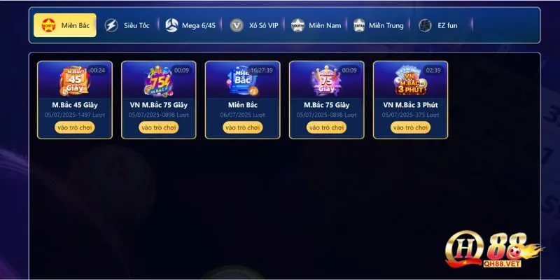 Giới thiệu thông tin đôi nét về xổ số QH88