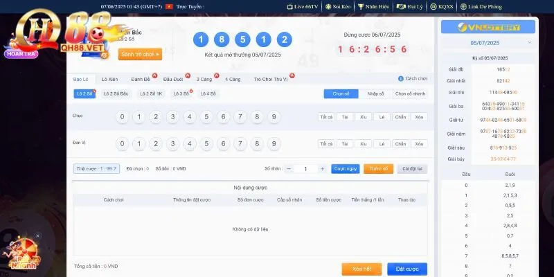 Ưu điểm nổi bật giúp xổ số QH88 vươn mình dẫn đầu thị trường