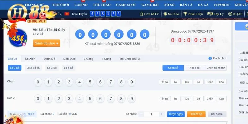 Xổ Số Siêu Tốc Là Gì? Cách Chơi Hiệu Quả Và Mẹo Hay Tại QH88